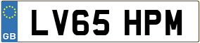 Truck License Plate